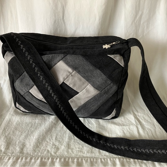 Denim bag, 2 sides design - Picture 1 of 6